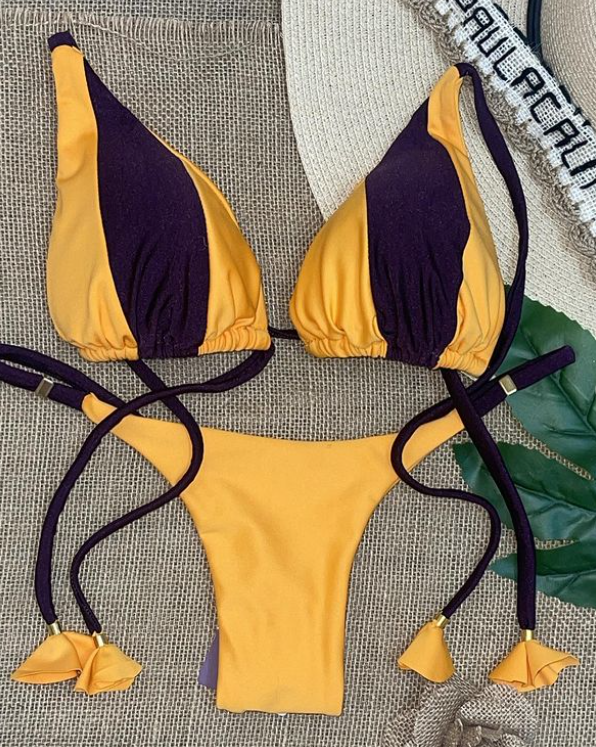 Bikini Amarillo y Negro